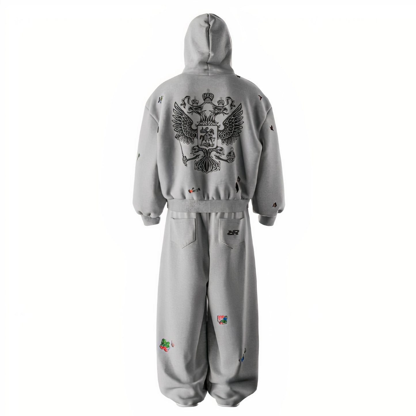 Double Layer Floral Tracksuit