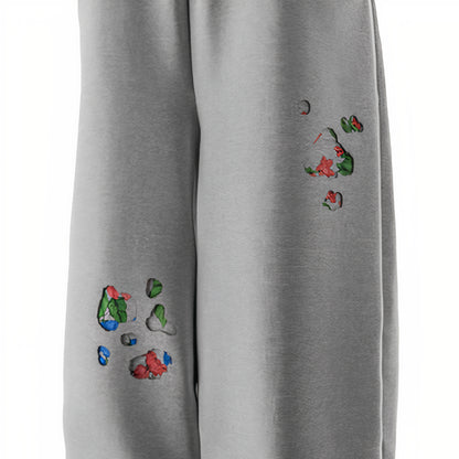 Double Layer Floral Tracksuit
